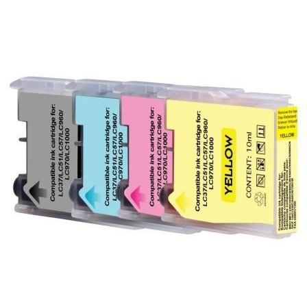 Pack BROTHER LC980 4 cartouches compatible pas cher
