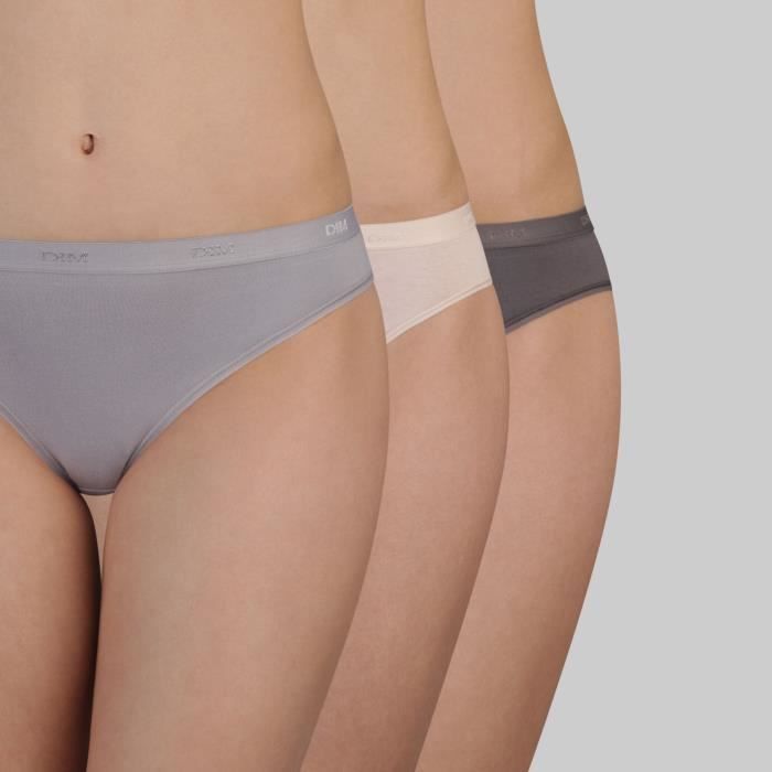 Set 3 slip 'Les Pockets' di DIM - Bianco - Donna - 12.00