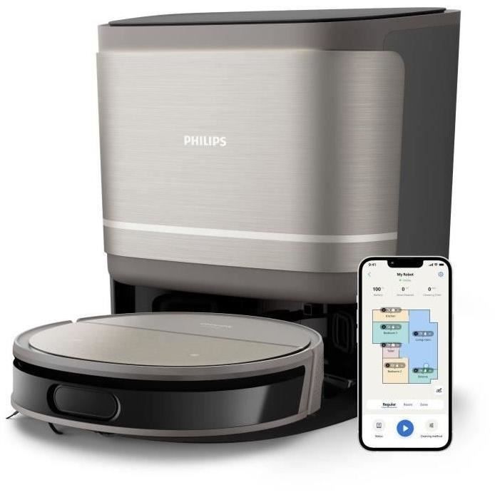 Aspirateur Robot Philips XU9100/10 – 8000 Pa, 280 min, Station Tout-en-Un - vue 7
