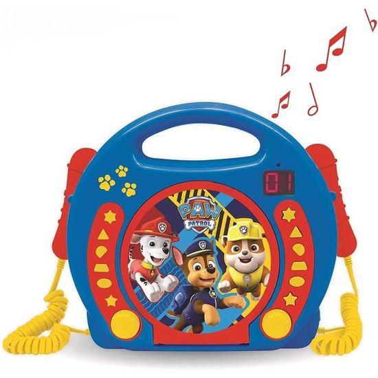 Mon premier lecteur musical karaoké Lexibook avec 2 micros Licorne