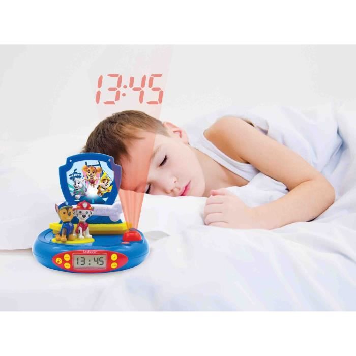 LEXIBOOK Réveil veilleuse projecteur enfant Pat Patrouille, reveil pat patrouill LEXIBOOK Réveil veilleuse projecteur enfant Pat Patrouille, reveil pat patrouill