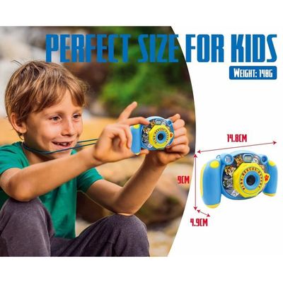 ekids Paw Patrol Appareil photo pour enfants avec carte SD, appareil photo numérique pour enfants avec enregistrement vidéo, autocollants numériques intégrés pour les fans de jouets Paw Patrol