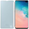 Samsung Clear View cover S10+ Blanc-2