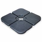 SWEEEK Dalle pour parasol à lester - 50x50cm - 16 kgs une fois remplie - pieds. socle poids pour fixer votre parasol