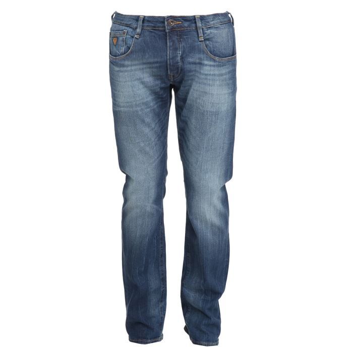 M1YA27-D4GV51CRM Jeans Jean Guess pour homme en coloris Bleu Homme Vêtements Jeans Jeans coupe droite 