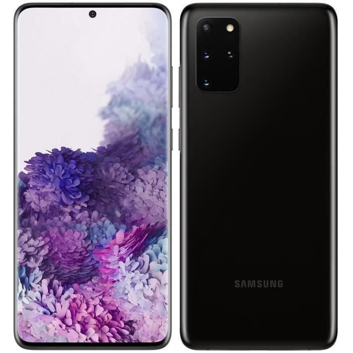 Vente T&eacute;l&eacute;phone portable Samsung Galaxy S20+ 128 Go Noir pas cher