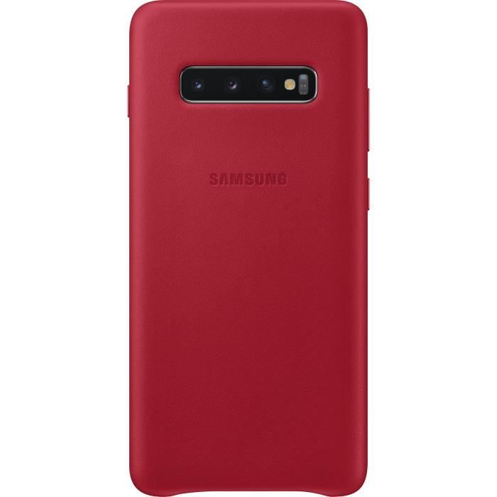 Samsung Coque en cuir S10+