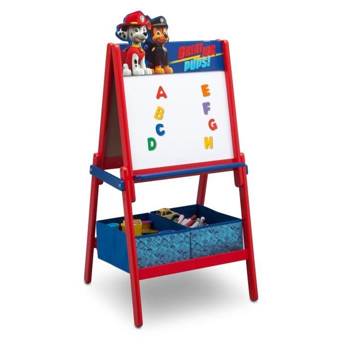 Chevalet De Peinture Double Face HOMASIS Pour Enfants 3+ Ans - Tableau Noir/blanc, Avec Papier, Bacs, étagères - 59x50x117 Cm (rose Et Autres Coloris)