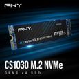 Disque SSD Interne - PNY - CS1030 M.2 GEN3 - 250 Go - NVMe (M280CS1030-250-RB)-4