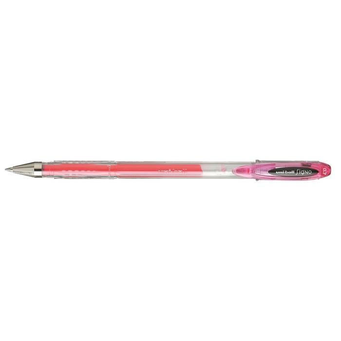 SIGNO Roller Encre Gel Ecriture Moyenne Rose