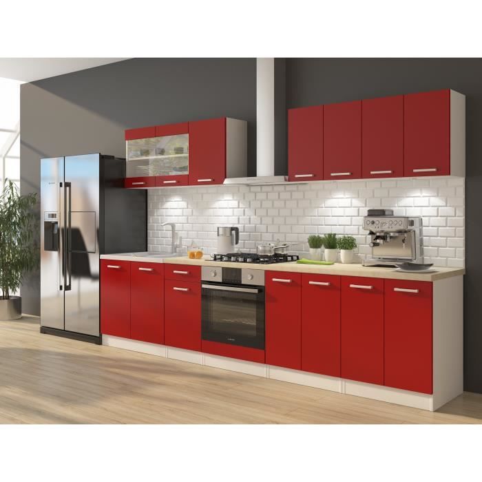 ULTRA Cuisine complète avec meuble four et plan de travail inclus 300 cm