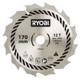 Scie circulaire RYOBI - EWS1150RS - 1150W - 55mm - Bois, métal et plastique-1