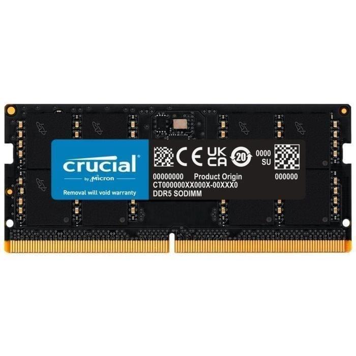 Crucial 32Go DDR5 4800MHz CT32G48C40S5
