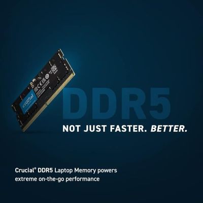 CRUCIAL Mémoire RAM DDR5 - 16GB - 4800 MT/s - CL40 - SODIMM