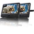 Lecteur DVD portable DJIX PVS906-50SM 9" - Double écran - Autonomie 2h - Noir-5