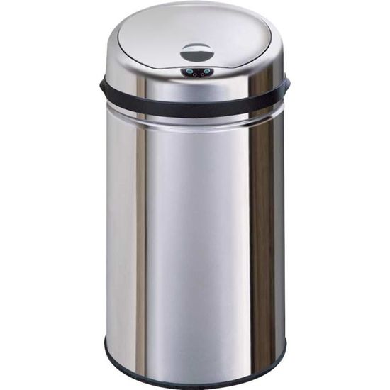 Poubelle Tactile 30L En Acier Inoxydable - Silencieuse, Hermétique, Avec Seau Intérieur - Design Moderne Et élégant