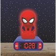 SPIDER-MAN - Réveil digital avec veilleuse lumineuse en 3D et effets sonores - LEXIBOOK-1