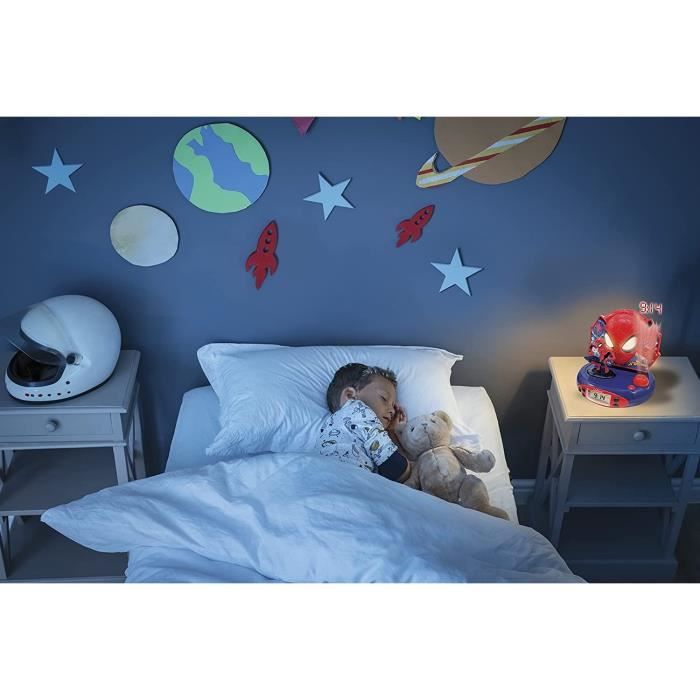SPIDER-MAN - Réveil projecteur avec effets sonores et veilleuse intégrée -  LEXIBOOK 3380743027159 - Achat / Vente réveil enfant - Cdiscount