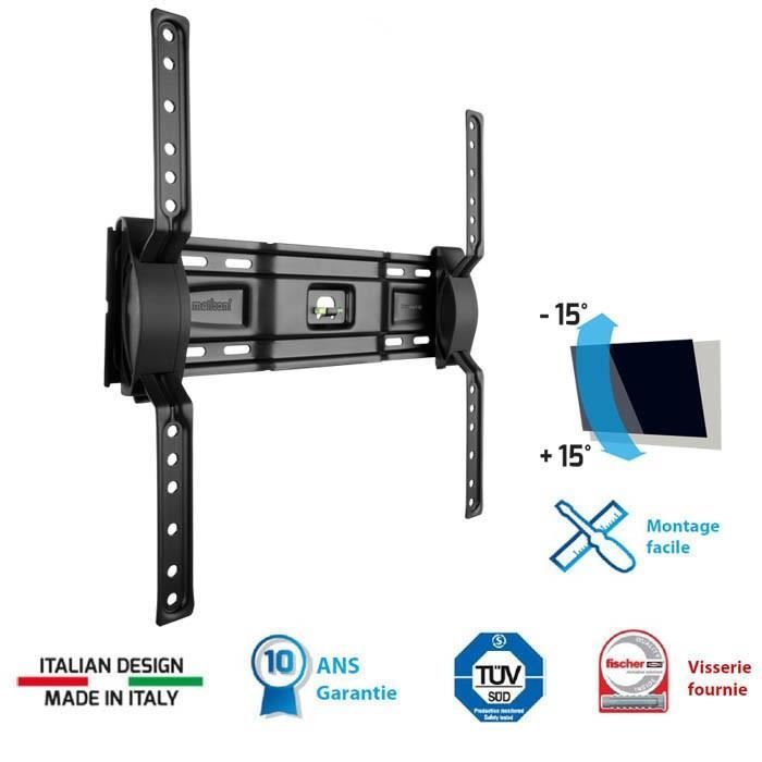 Meliconi ER 200 Support Mural Inclinable Et Orientable Pour TV LCD 26 A