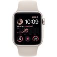 Apple Watch SE GPS (2e génération) - 40mm - Boîtier Starlight Aluminium - Bracelet Starlight Sport Band Regular-1