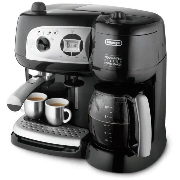 DELONGHI BCO 264.1 Combiné expresso cafetière - Noir