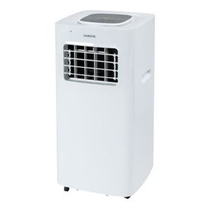 OCEANIC Climatiseur mobile monobloc - 2000 W - 7000 BTU - Programmable - Classe énergétique A - Blanc