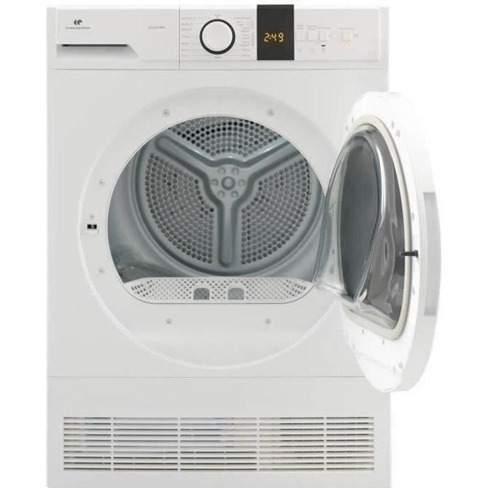 Sèche-linge à condensation CONTINENTAL EDISON CESLCE10W1 – 10 kg – Blanc -  Cdiscount Electroménager