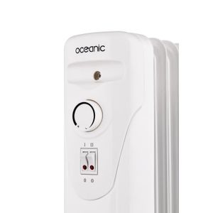 Radiateur Bain D'huile OCEANIC 2000W 3 Puissances Thermostat Blanc Neuf