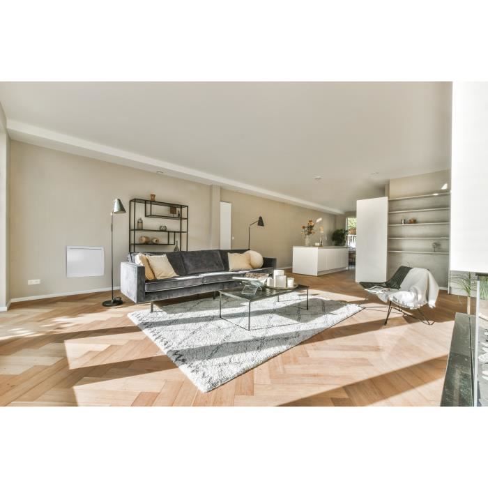 Radiateur Électrique Oxia 1000w- Inertie Pierre Céramique - Blanc