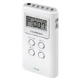 Radio portable SANGEAN DT-120 - Tuner digital AM/FM PLL - 15 présélections - Blanc-1