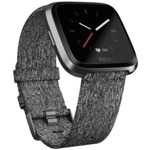 FITBIT - VERSA Montre connectée mixte - étanche, musique, 4 jrs d'autonomie, notifs, santé - Série Spéciale Graphite FITBIT - VERSA Montre connectée mixte - étanche, musique, 4 jrs d'autonomie, notifs, santé - Série Spéciale Graphite