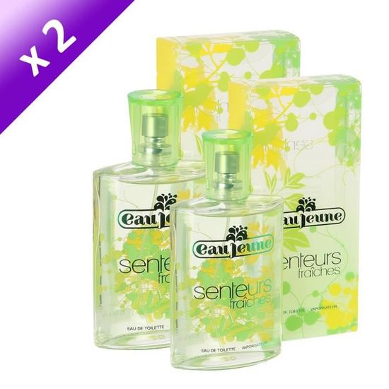 Eau De Toilette Senteurs Fraîches Eau Jeune - 75 Ml - Floral - Pour Femme - Neuf Origine France