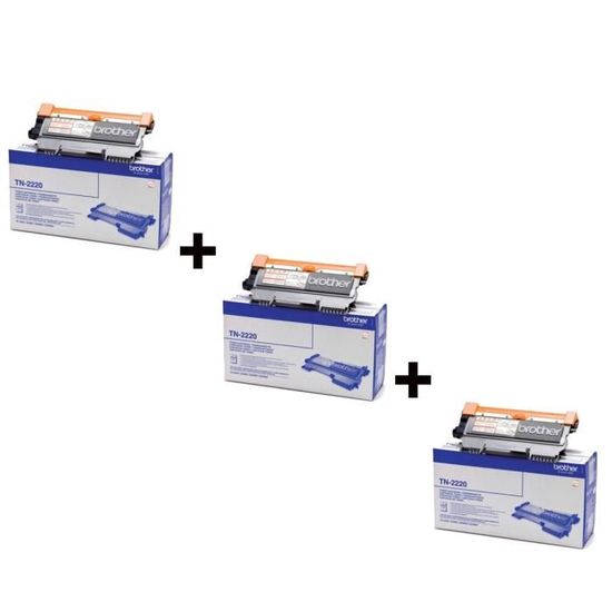 Toner Compatible Brother TN-2220 (5 Unités) - Pour Imprimantes DCP7060, TN450, Marque DUSTON, Neuf, Technologie Laser