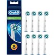 Oral-B CrossAction 8 brossettes de rechange-0