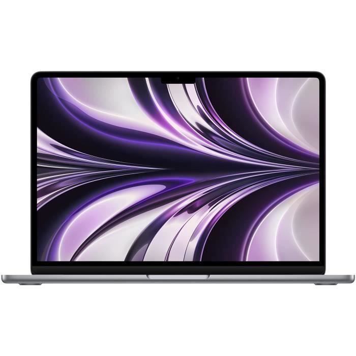 Apple – 136 MacBook Air M2 – RAM 16Go – Stockage 256Go – CPU 8 cœurs – GPU 8 cœurs – Gris sidéral