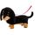 Jouet chien peluche vrai