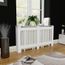 Cache Radiateur Blanc Maison Chambre Chauffage Mdf 152 Cm Achat