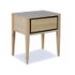 Table De Chevet Nature Avec Tiroir En Aulne Achat Vente Chevet