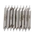 6 Haute Vitesse Acier Center Spotting Drill Bits Tool Center combiné Fraiseuse haute
