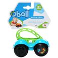 Jouet - OBALL - Petite Voiture Rattle & Roll™ - Utilise la force de bébé - Matériau souple et flexible Oball™-0