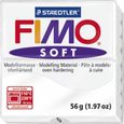 STAEDTLER Pâte à modeler à cuire Fimo Soft bloc 56 g blanc-0