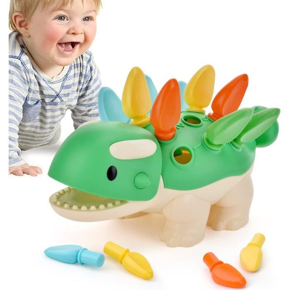 Dr. MUYA Jeu De Rôle Pompier Montessori - Jouet 3-5 Ans Avec Ceinture, Extincteur, Talkie-walkie, Cadeau Motricité Fine Garçon Fille