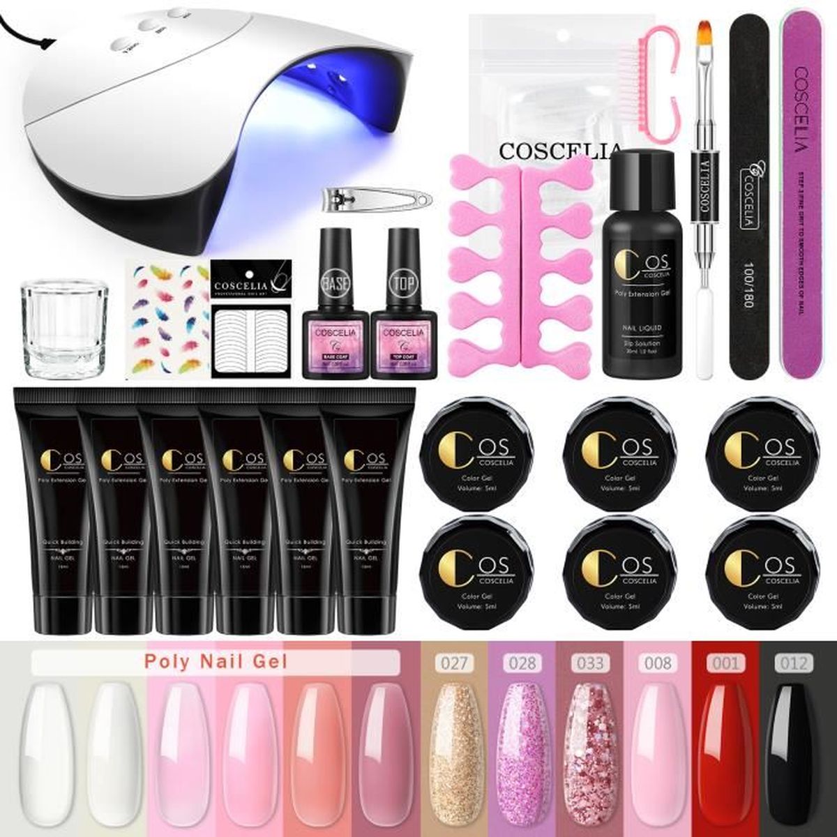 Kit complet ongle polygel Cdiscount