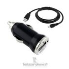 BALTAZAR PHONE Chargeur voiture noir pour Ucall Miami