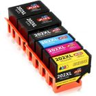JIMIGO Cartouche d'encre Epson 202 XL 202XL pack de 6 compatible pour Epson Expression Premium XP-6000 XP-6005 XP-6100 XP-6105