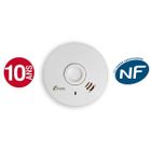 Détecteur de fumée - KIDDE - 10Y29 - Pile lithium 10 ans - Technologie photoélectrique - 85 dB