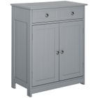 kleankin - Armoire de salle de bain - MDF - 60x30x75cm - Gris