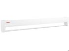 Séchoir mural Leifheit Telegant 81 Protect Plus 83100, étendoir mural dépliable avec 9 barres de 90cm, matériau inoxydable, blanc