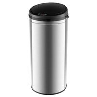 Poubelle Pivotante Porte 30 L Anthracite/Noir – Ouverture Automatique – Réversible Gauche/Droite