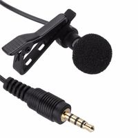 Microphone,Microphone Lavalier Portable à clipser à revers, Microphone à condensateur filaire avec Jack de 3.5mm, pour - Microphones